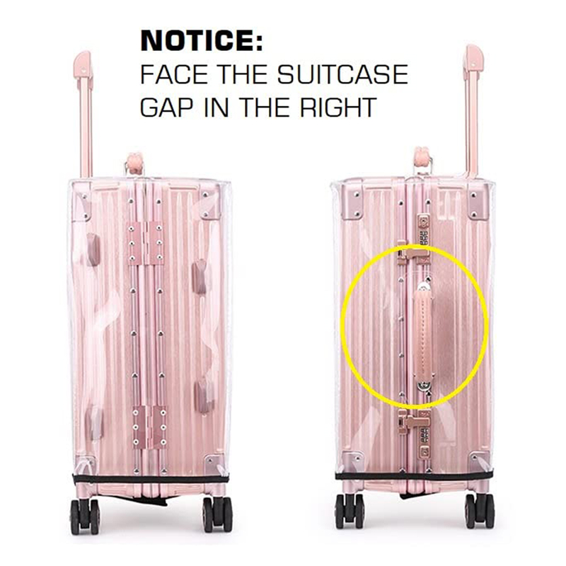 غطاء بلاستيك شفاف للحقيبة ، مل - مراجعة Luggage Protective Cover Transparent وسعره