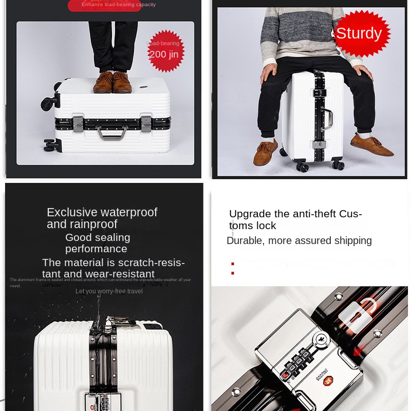 حقائب سفر بإطار ألومنيوم للرجا - مراجعة Aluminum Frame Carry On Luggage وسعره
