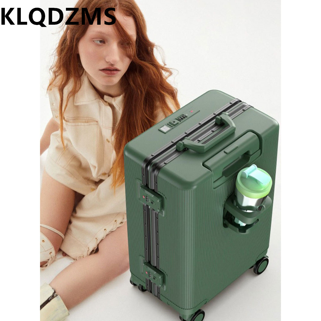 حقيبة سفر KLQDZMS مقاس 20 و22  - مراجعة Front Opening Laptop Luggage 24 Inch وسعره