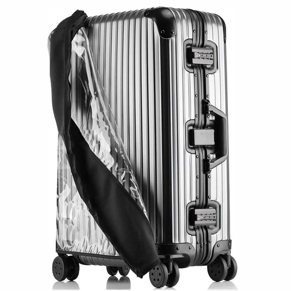 غطاء شفاف جديد من البولي فينيل - مراجعة Luggage Protective Cover Transparent وسعره