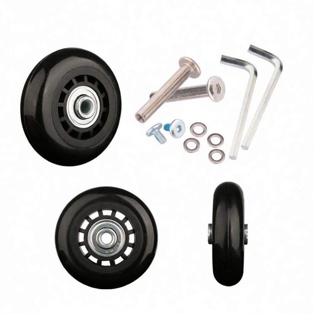عجلات مطاطية لحقائب السفر، عجل - مراجعة Silent Replacement Luggage Wheels وسعره