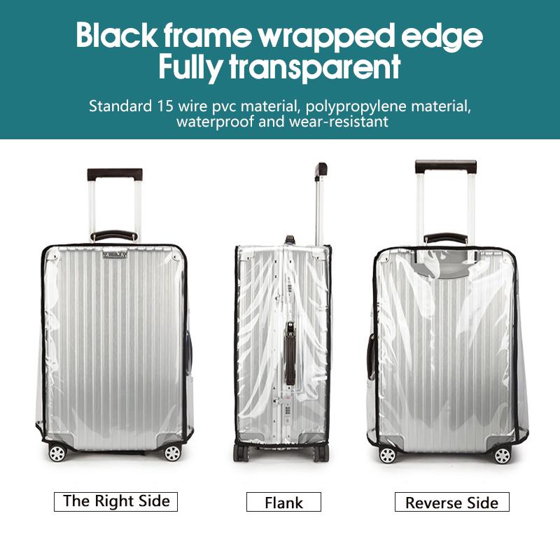 غطاء حقيبة شفاف مقاوم للماء وا - مراجعة Luggage Protective Cover Transparent وسعره