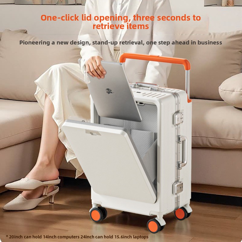حقيبة سفر بإطار ألومنيوم مقاس  - مراجعة Aluminum Frame Carry On Luggage وسعره